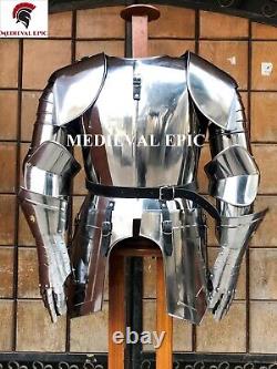 Medieval Wearable Half Suit Of Armor Knight Larp Cosplay Costume