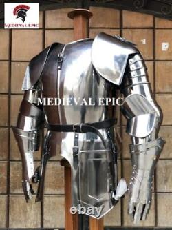 Medieval Wearable Half Suit Of Armor Knight Larp Cosplay Costume