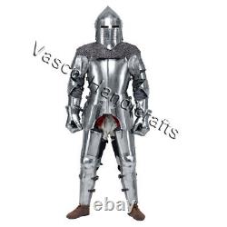 Medieval Wearable Knight Armour Crusader Gothic Full Suit of Armor costume
