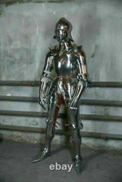 Medieval Wearable Knight Armour Suit Gothic Armour, Combat Steel Larp Armor Suit
