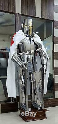 Medieval Wearable Knight CRUSADOR Full Suit of Armour Collectibles Armor