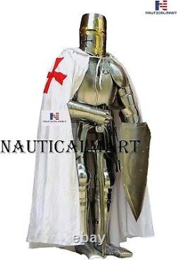 Medieval Wearable Knight CRUSADOR Full Suit of Armour Collectibles Armor Costume