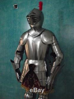 Medieval Wearable Knight Crusader Full Suit Of Armor Costume Halloween Gift