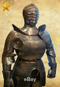 Medieval Wearable Knight Crusader Full Suit of Armor Costume