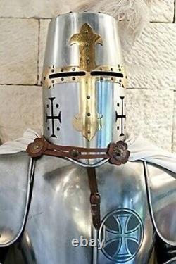 Medieval Wearable Knight Crusader Full Suit of Armor Costume, Crusade Armour