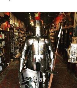 Medieval Wearable Knight Crusader Full Suit of Armour Collectibles Armor Costume