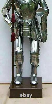 Medieval Wearable Knight Full Body Armor Crusader Full Suit Of Armor Halloween