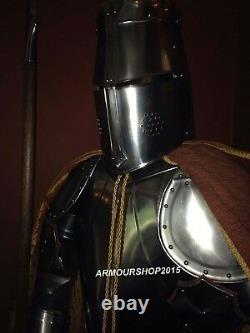 Medieval Wearable Knight Full Suit of Armor Combat Body Collectible Costume