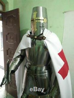 Medieval Wearable Knight Spartan Full Suit of Armour Crusader Roman Costume Gift