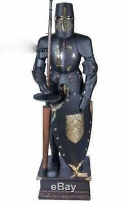 Medieval Wearable Knight Suit Of Armor Crusader Gothic Body Halloween Prop Play