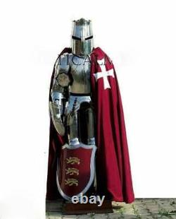 Medieval Wearable Knight Templar Armour Suit Battle Warrior Full Body Armour Sui