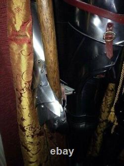 Medieval Wearable Suit Of Armor Knight Crusader Larp Costume Full Body Armour