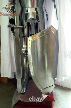 Medieval Wearable Templar Knight Armor Suit Crusader Halloween Full Body Armou