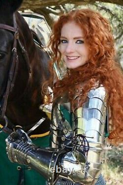 Medieval Woman Lady Armor with armor, Female knight, Warrior girl Suit BattleReady