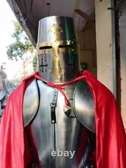 Medieval Worrier Wearable Knight Crusader Full Body Suit Of Armor Gift