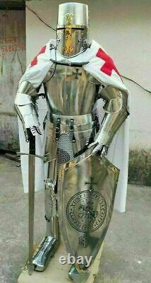 Medieval armor knight wearable suit of armor crusader battle combat full body