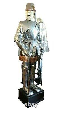 Medieval knight crusader full suit of Armour Knight's Templar CostumeHandcrafte