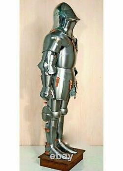 Medieval knight suit of Armor crusader combat full body wearable Suit Of Armor