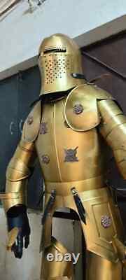 Medieval knight suit of Armor crusader combat full body wearable Suit armor