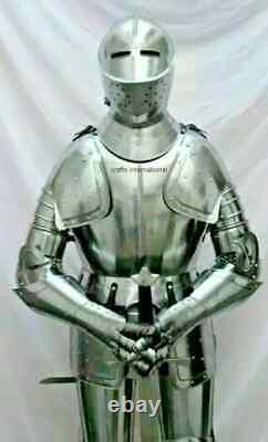 Medieval knight suit of Armor crusader combat full body wearable Suit armour