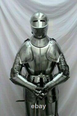 Medieval knight suit of Armor crusader combat full body wearable suit armour