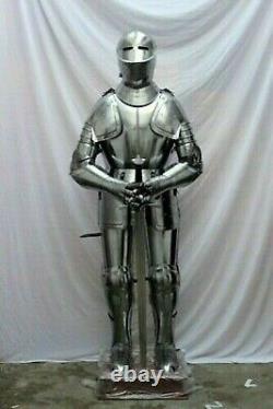 Medieval knight suit of Armor crusader combat full body wearable suit armour