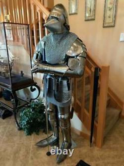 Medieval pig Face Armour Suit Combat Knight Crusader Wearable Suit of Armor