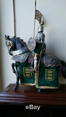 Mounted Knight on Horse in Suit of Armor by Marto of Toledo Spain