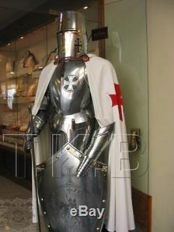 Mouse over image to zoom Rare-Medieval-Knight-Suit-of-Templar-Armor-W-Sword-Com
