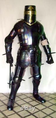 NEW Templar Wearable Medieval Knight Combat Armor Full Suit With Stand 6 FEET GF