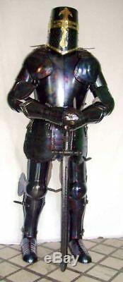 NEW Templar Wearable Medieval Knight Combat Armor Full Suit With Stand 6 FEET GF