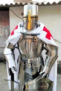 New Halloween Full Body Armor Costume Medieval Knight Full Body Suit of Armor