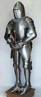 Pig Face Suit Of Armour Reenactment Full Body Armor Medieval Knight Costume