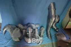 Plate Armour Medieval Knight Wearable Full Suit of Armor LARP Costume