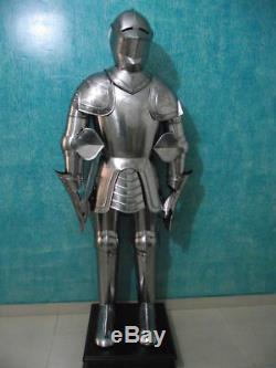 Rare Medieval Knight Suit of Templar Armor WithSword Combat Full Body Armour Stand