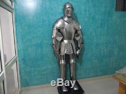 Rare Medieval Knight Suit of Templar Armor WithSword Combat Full Body Armour Stand