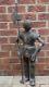 Rusty Style Metal Knight Suit Of Armour Medieval Statue Garden Indoors