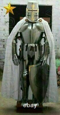 SCA Full Body Armour Medieval Wearable Knight Armor Suit Crusader Combat Costume