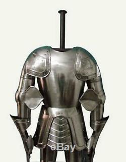 SCA LARP FULL Knight Suit of Armor knight Combat Full Body Armour Suit & Stand