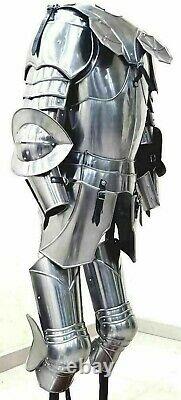 SCA Medieval Knight Half Suit of Armor Halloween Costume Collectibles 18 gauge