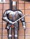 SCA Templar Wearable Medieval Knight Combat costume Armor Full Suit With Stand
