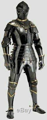 Stainless Steel Medieval Knight Suit Of Armor Combat Full Body Armour