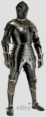 Stainless Steel Medieval Knight Suit Of Armor Combat Full Body Halloween Armor