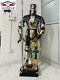 Stainless Steel Medieval Knight Suit Of Armor Templar Full Body Halloween costu