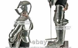 Stainless Steel Mini Duke of Burgundy Suit of Armor Medieval Knight with Sword