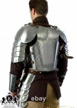 Steel Medieval Full Armour Suit Warrior LARP Knight Collectibles Replica X-Mas