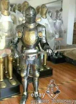 Stylish Medieval Wearable Knight Suit of Armor LARP Combat Full Body Armor