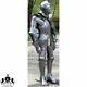 Suit of Armor 15th Century Combat Medieval Knight Full Body Armour With Stand