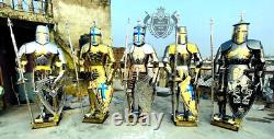 Templar Crusader Set of 5 Armors Medieval Knight Full Suit of Armor