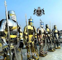 Templar Crusader Set of 5 Armors Medieval Knight Full Suit of Armor